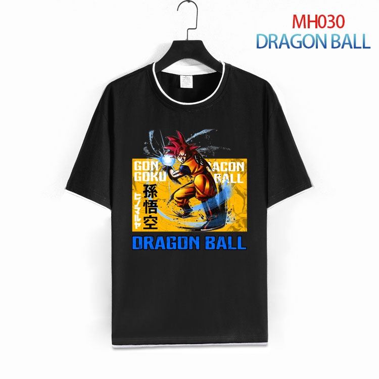 DRAGON BALL Pure cotton  Loose short sleeve round neck T-shirt  from S to 4XL MH-030-(1)