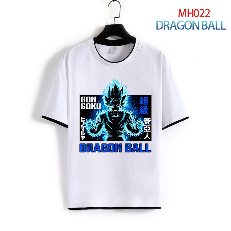 DRAGON BALL Pure cotton  Loose short sleeve round neck T-shirt  from S to 4XL MH-022-(2)