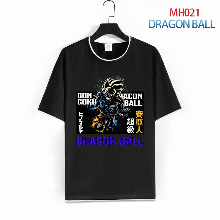 DRAGON BALL Pure cotton  Loose short sleeve round neck T-shirt  from S to 4XL  MH-021-(1)