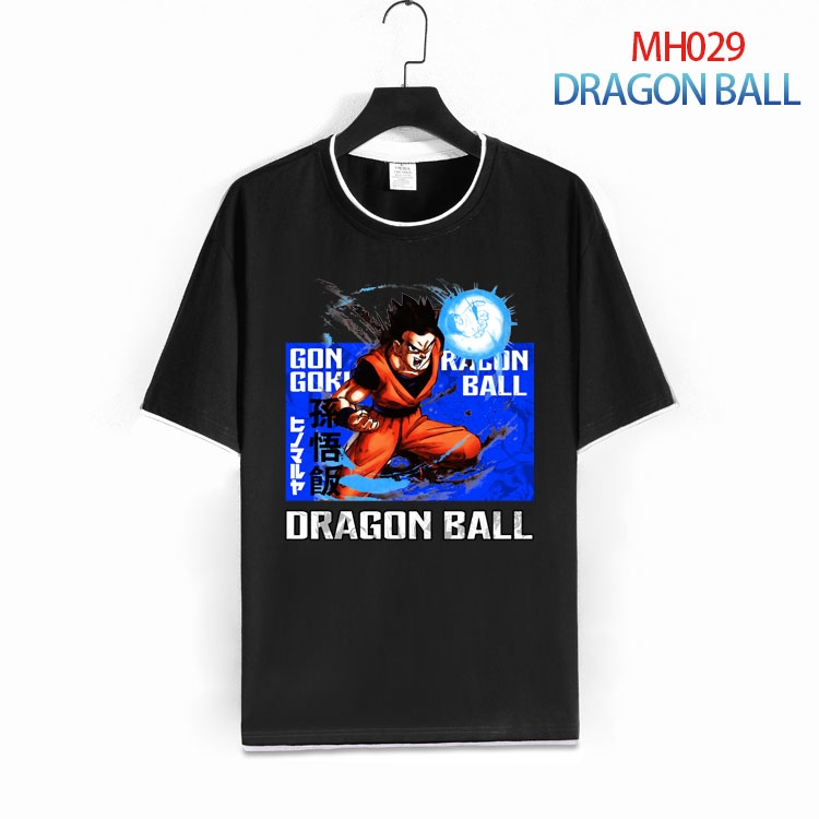 DRAGON BALL Pure cotton  Loose short sleeve round neck T-shirt  from S to 4XL  MH-029-(1)