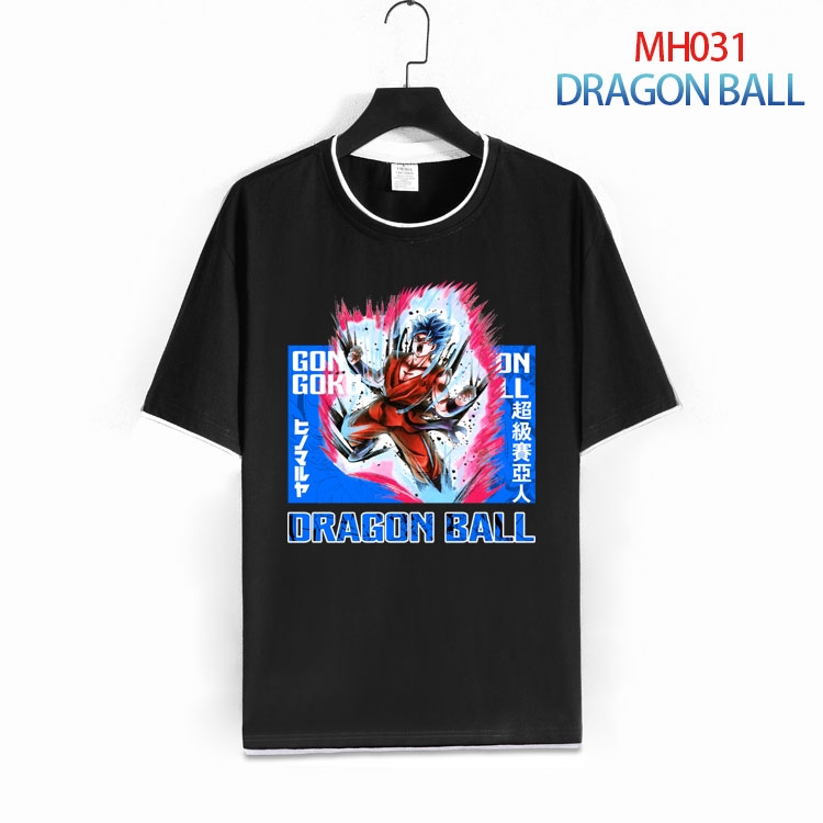 DRAGON BALL Pure cotton  Loose short sleeve round neck T-shirt  from S to 4XL   MH-031-(1)