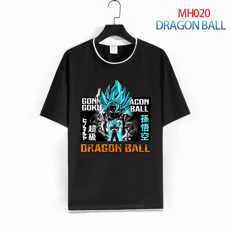 DRAGON BALL Pure cotton  Loose short sleeve round neck T-shirt  from S to 4XL  MH-020-(1)