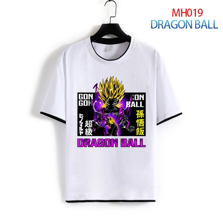 DRAGON BALL Pure cotton  Loose short sleeve round neck T-shirt  from S to 4XL   MH-019-(2)