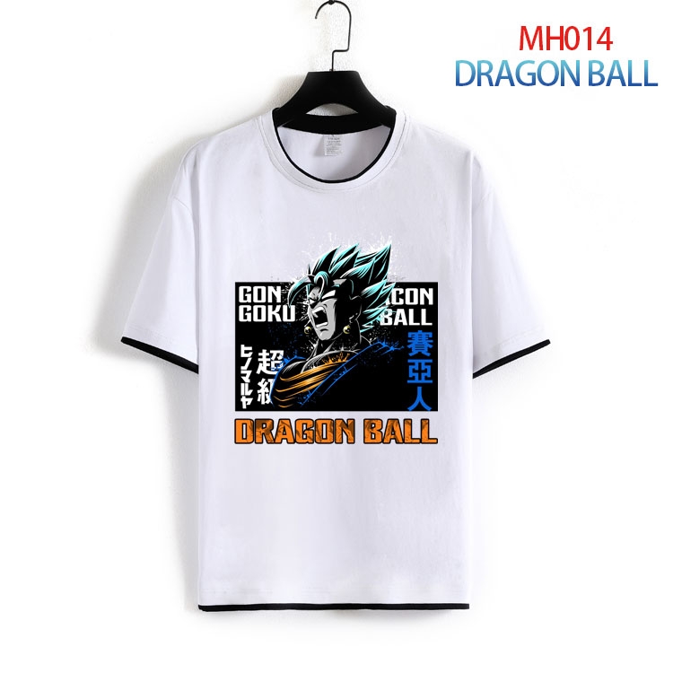 DRAGON BALL Pure cotton  Loose short sleeve round neck T-shirt  from S to 6XL  MH-014-(2)