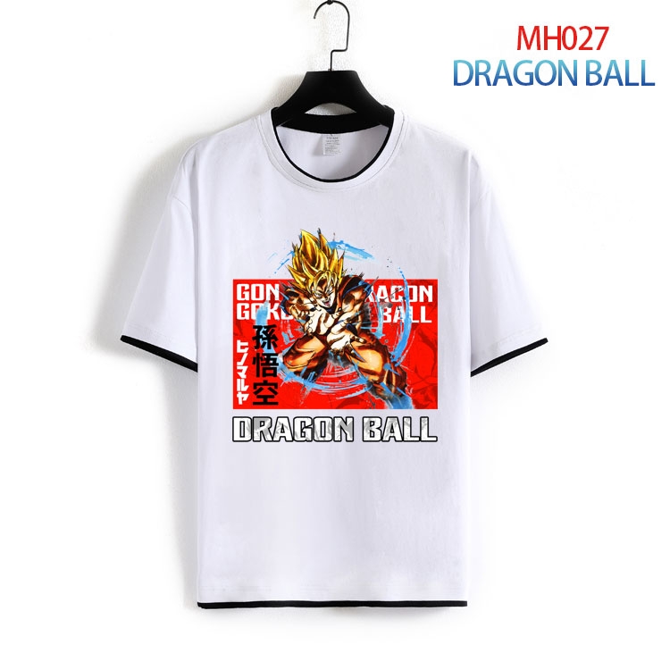 DRAGON BALL Pure cotton  Loose short sleeve round neck T-shirt  from S to 4XL   MH-027-(2)