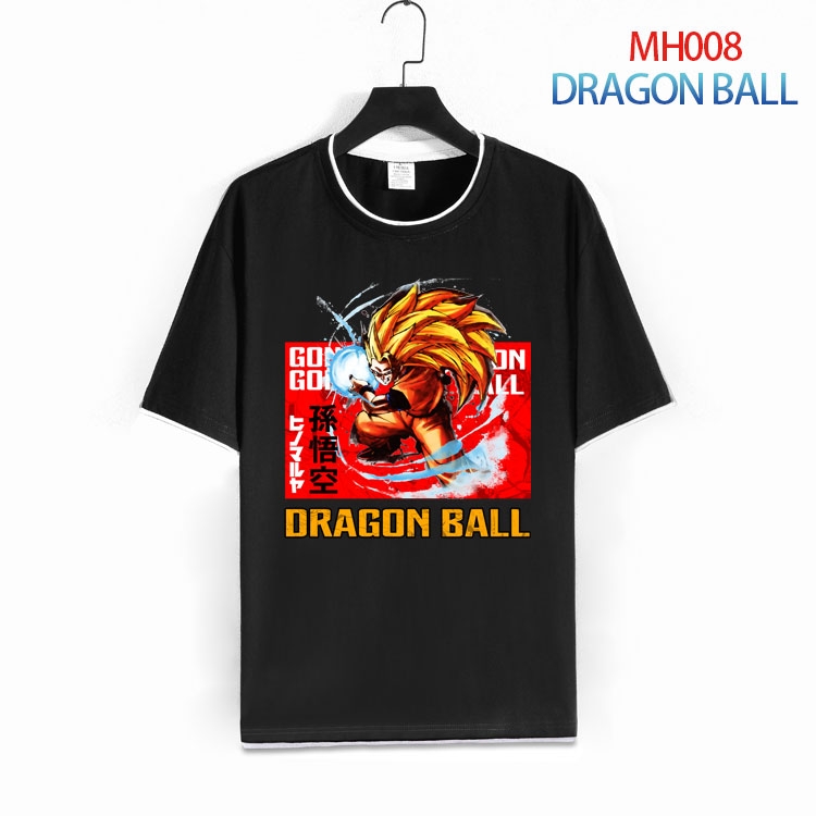 DRAGON BALL Pure cotton  Loose short sleeve round neck T-shirt  from S to 4XL MH-008-(1)