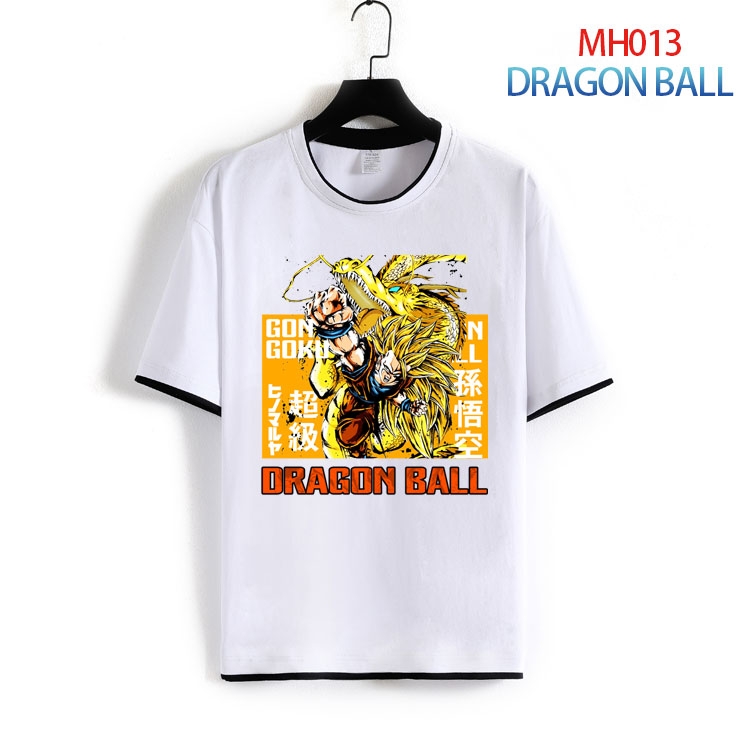 DRAGON BALL Pure cotton  Loose short sleeve round neck T-shirt  from S to 4XL   MH-013-(2)