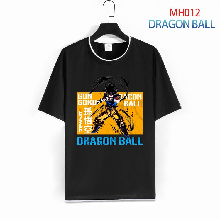 DRAGON BALL Pure cotton  Loose short sleeve round neck T-shirt  from S to 4XL   MH-012-(1)