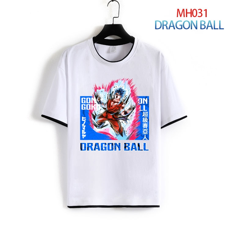 DRAGON BALL Pure cotton  Loose short sleeve round neck T-shirt  from S to 4XL   MH-031-(2)