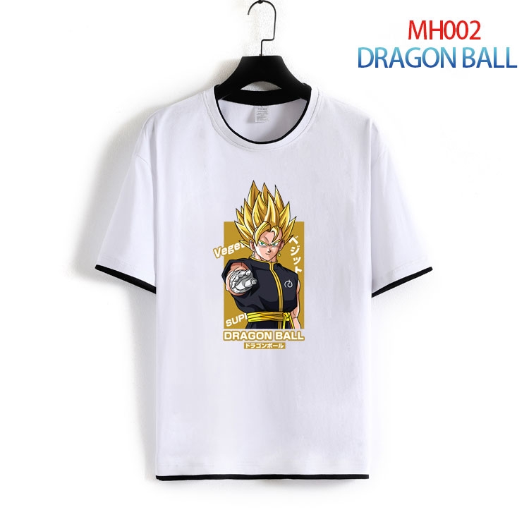 DRAGON BALL Pure cotton  Loose short sleeve round neck T-shirt  from S to 4XL L  MH-002-(2)