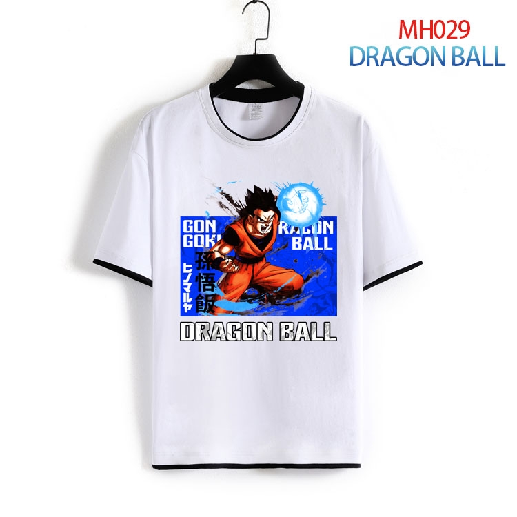 DRAGON BALL Pure cotton  Loose short sleeve round neck T-shirt  from S to 4XL  MH-029-(2)