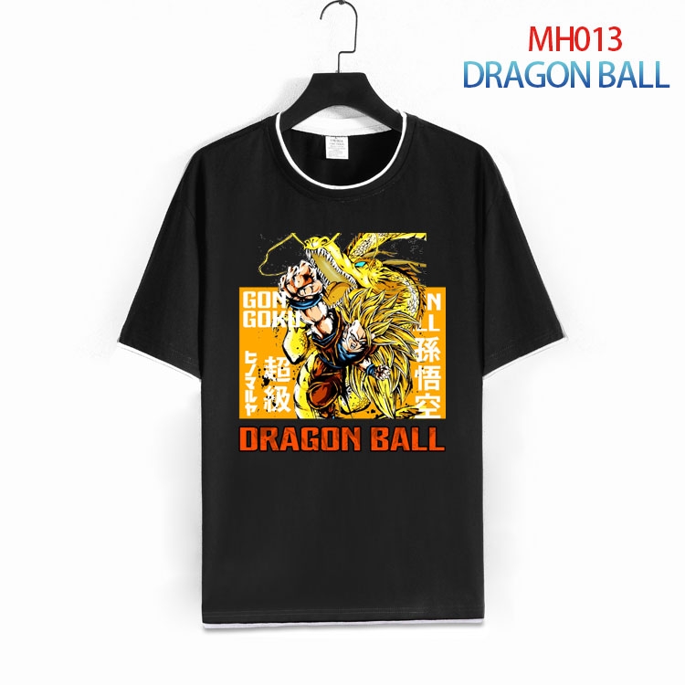 DRAGON BALL Pure cotton  Loose short sleeve round neck T-shirt  from S to 4XL   MH-013-(1)