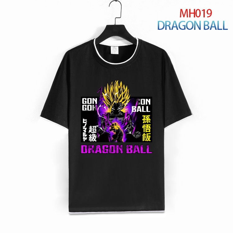 DRAGON BALL Pure cotton  Loose short sleeve round neck T-shirt  from S to 4XL  MH-019-(1)