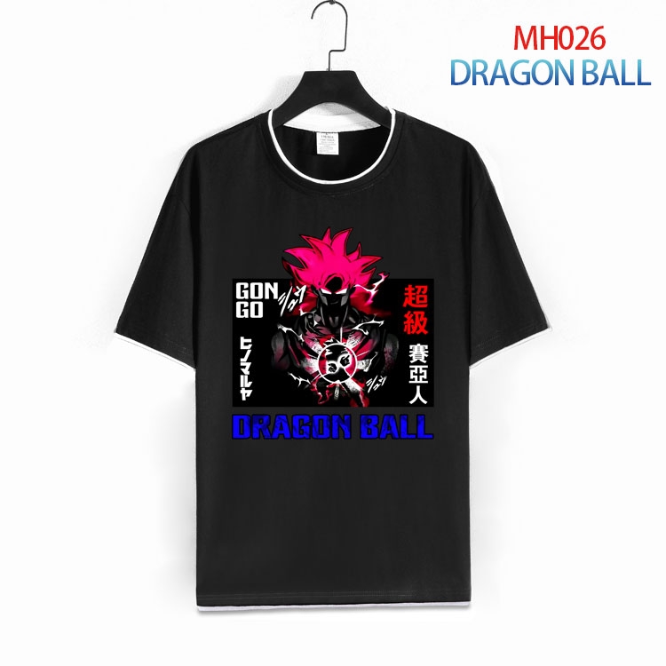 DRAGON BALL Pure cotton  Loose short sleeve round neck T-shirt  from S to 4XL  MH-026-(1)