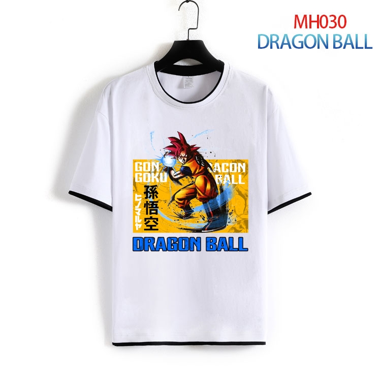 DRAGON BALL Pure cotton  Loose short sleeve round neck T-shirt  from S to 4XL   MH-030-(2)