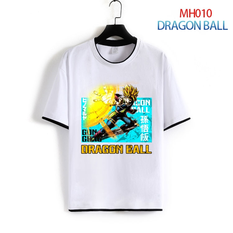 DRAGON BALL Pure cotton  Loose short sleeve round neck T-shirt  from S to 4XL  MH-010-(2)