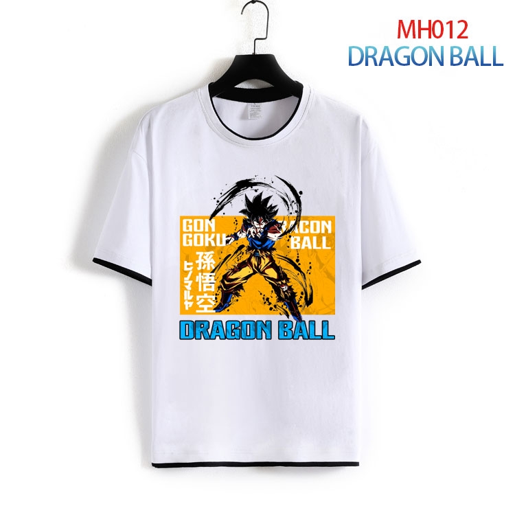 DRAGON BALL Pure cotton  Loose short sleeve round neck T-shirt  from S to 4XL  MH-012-(2)