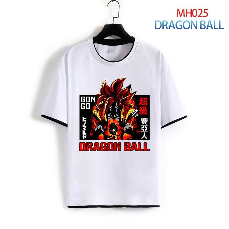 DRAGON BALL Pure cotton  Loose short sleeve round neck T-shirt  from S to 4XL  MH-025-(2)