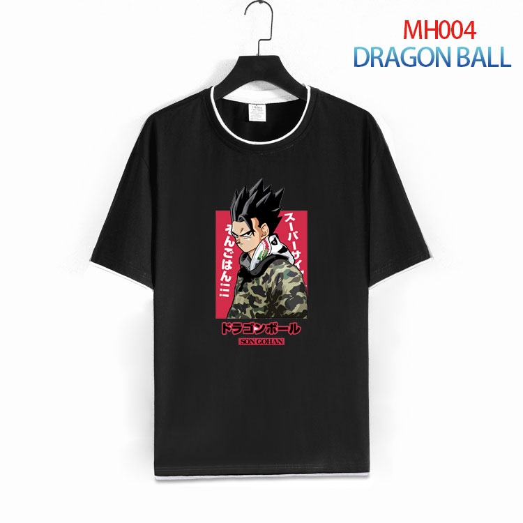 DRAGON BALL Pure cotton  Loose short sleeve round neck T-shirt  from S to 4XL  MH-004-(1)