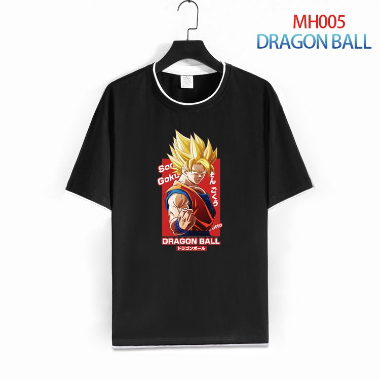 DRAGON BALL Pure cotton  Loose short sleeve round neck T-shirt  from S to 4XL  MH-005-(1)