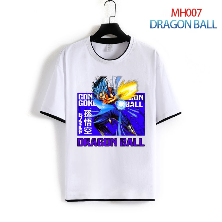 DRAGON BALL Pure cotton  Loose short sleeve round neck T-shirt  from S to 4XL  MH-007-(2)