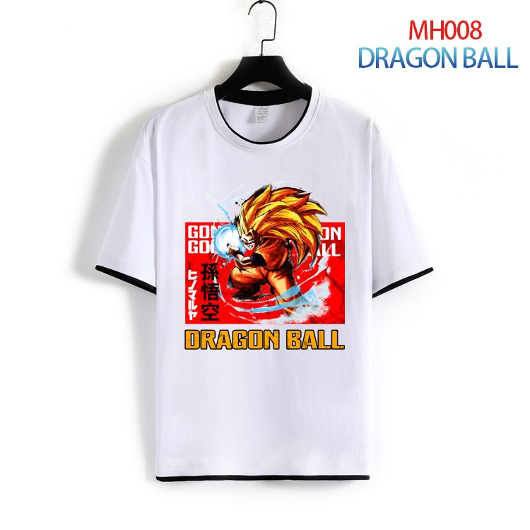 DRAGON BALL Pure cotton  Loose short sleeve round neck T-shirt  from S to 4XL MH-008-(2)