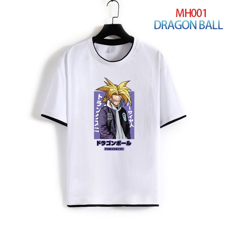 DRAGON BALL Pure cotton  Loose short sleeve round neck T-shirt  from S to 4XL  MH-001-(2)
