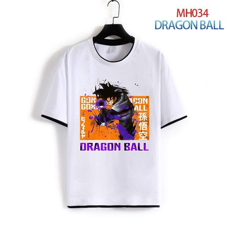 DRAGON BALL Pure cotton  Loose short sleeve round neck T-shirt  from S to 4XL  MH-034-(2)