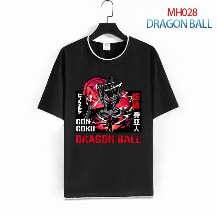 DRAGON BALL Pure cotton  Loose short sleeve round neck T-shirt  from S to 4XL MH-028-(1)