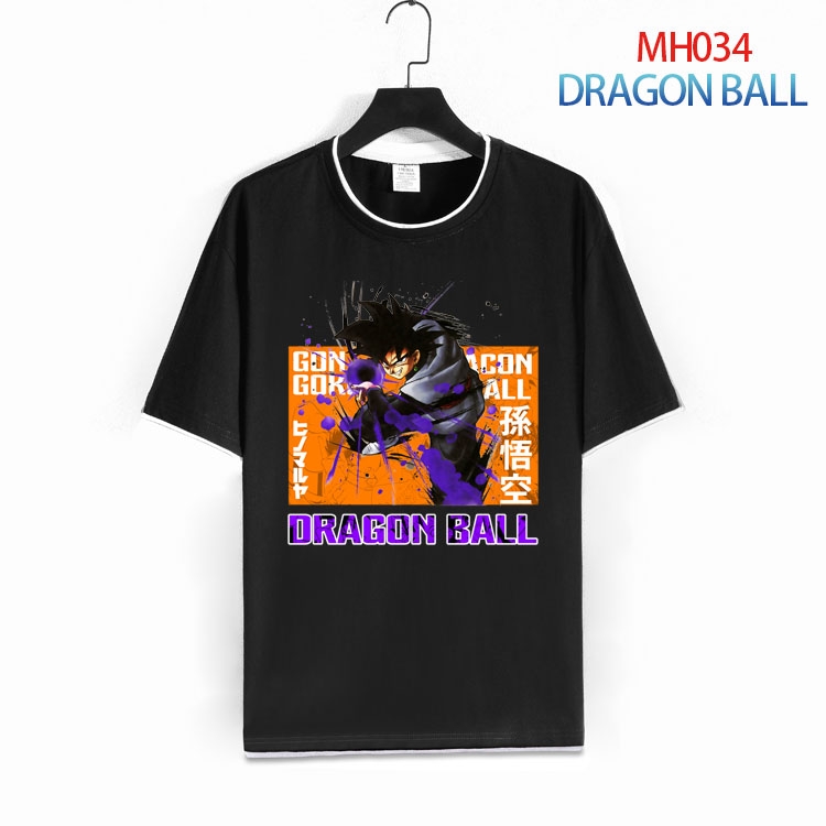 DRAGON BALL Pure cotton  Loose short sleeve round neck T-shirt  from S to 4XL MH-034-(1)