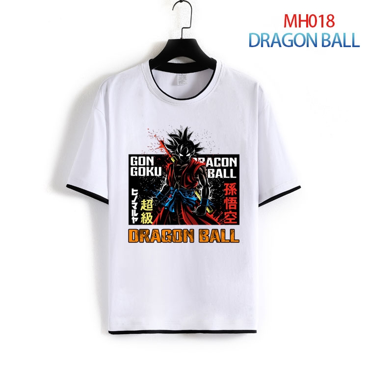 DRAGON BALL Pure cotton  Loose short sleeve round neck T-shirt  from S to 4XL  MH-018-(2)