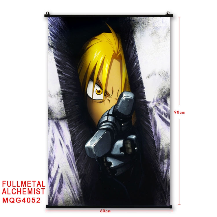 Fullmetal Alchemist  Anime Plastic rod Cloth painting Wall Scroll 60X90CM  MQG-4052