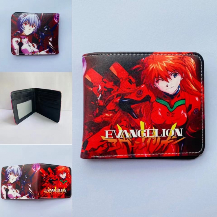 EVA  Full color two fold short wallet purse 11X9.5CM 60G