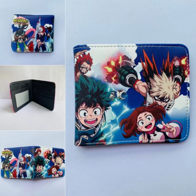 My Hero Academia Full color two fold short wallet purse 11X9.5CM 60G