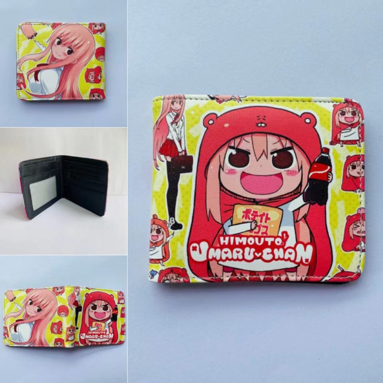 Himouto! Umaru-chan Full color two fold short wallet purse 11X9.5CM 60G style B
