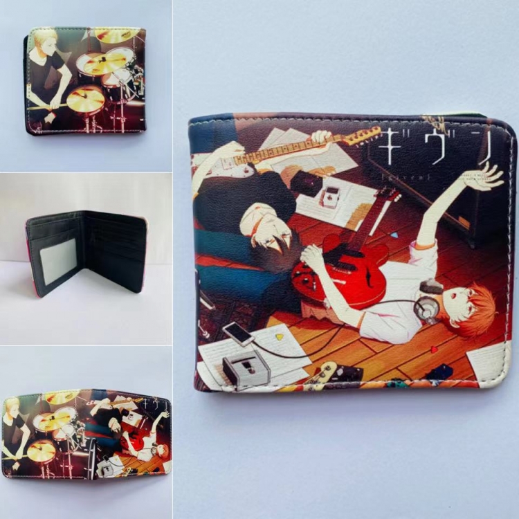 Naruto Full color two fold short wallet purse 11X9.5CM 60G style A