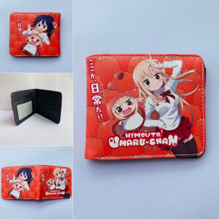 Himouto! Umaru-chan Full color two fold short wallet purse 11X9.5CM 60G style A
