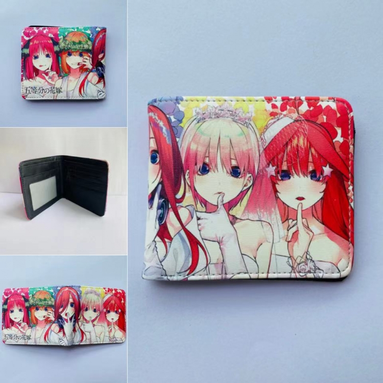 The Quintessential Qunintupiets  Full color two fold short wallet purse 11X9.5CM 60G