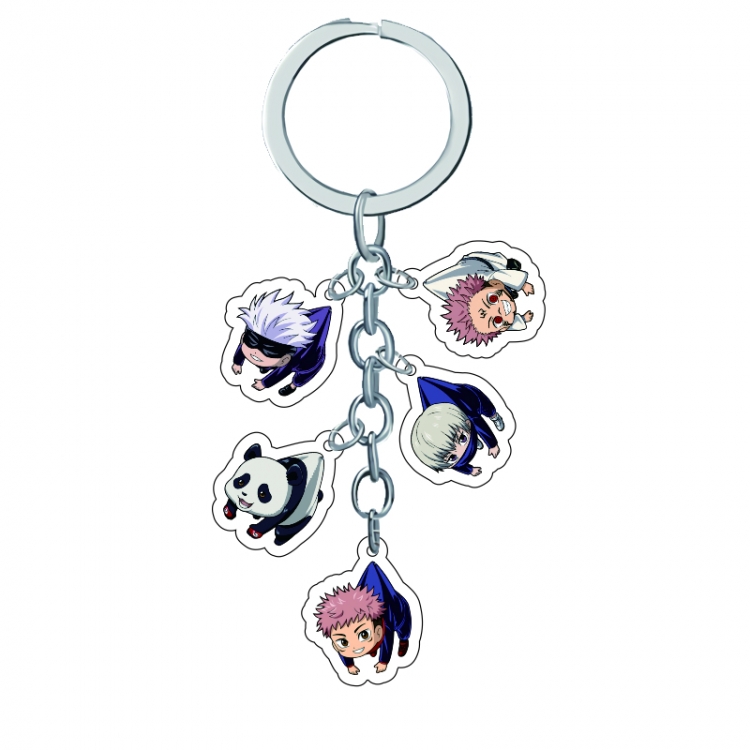 Jujutsu Kaisen Anime acrylic keychain price for 5 pcs  A199