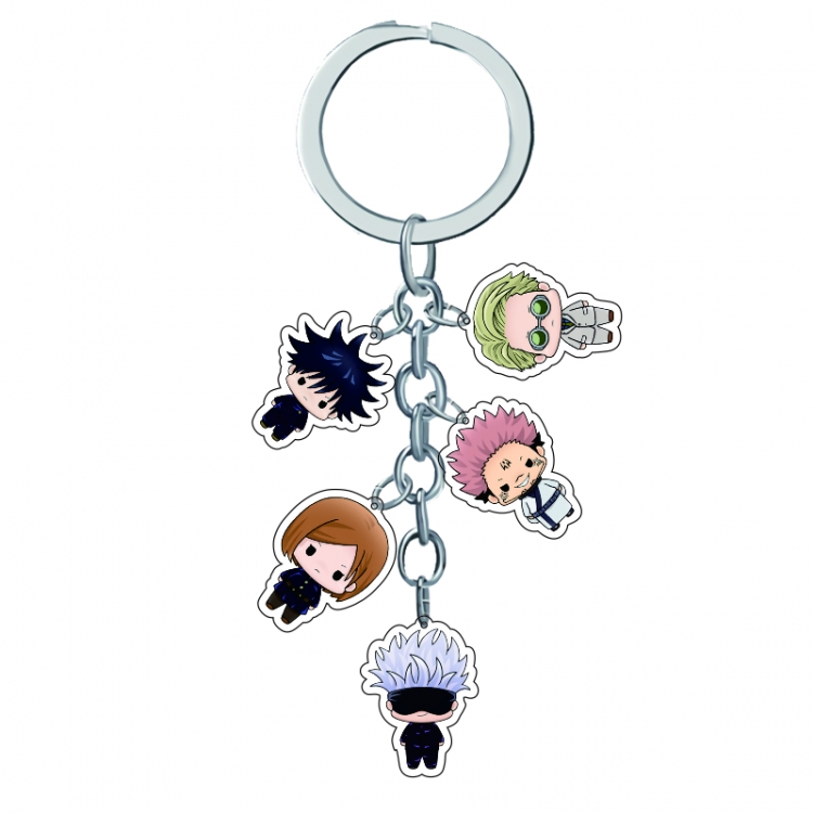Jujutsu Kaisen Anime acrylic keychain price for 5 pcs  A197