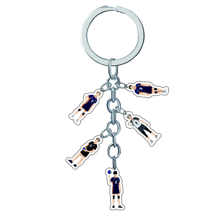 Haikyuu!!  Anime acrylic keychain price for 5 pcs  A258