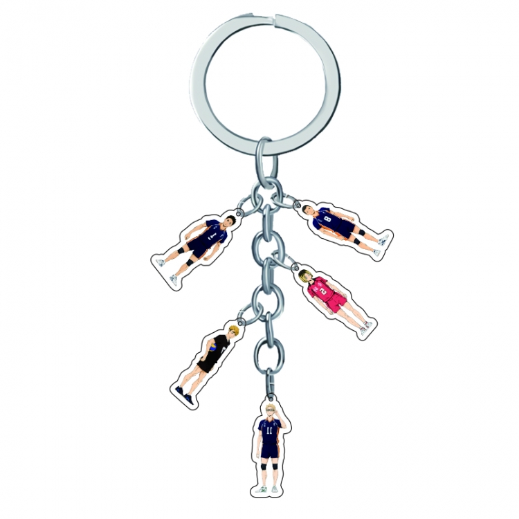 Haikyuu!!  Anime acrylic keychain price for 5 pcs  A259