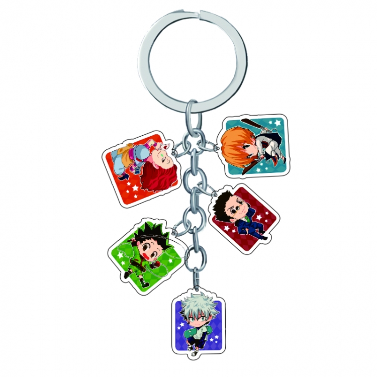 HunterXHunter Anime acrylic keychain price for 5 pcs A255