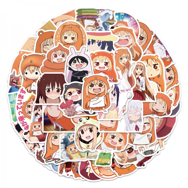 Himouto! Umaru-chan stickers Waterproof stickers a set of 50 price for 5 