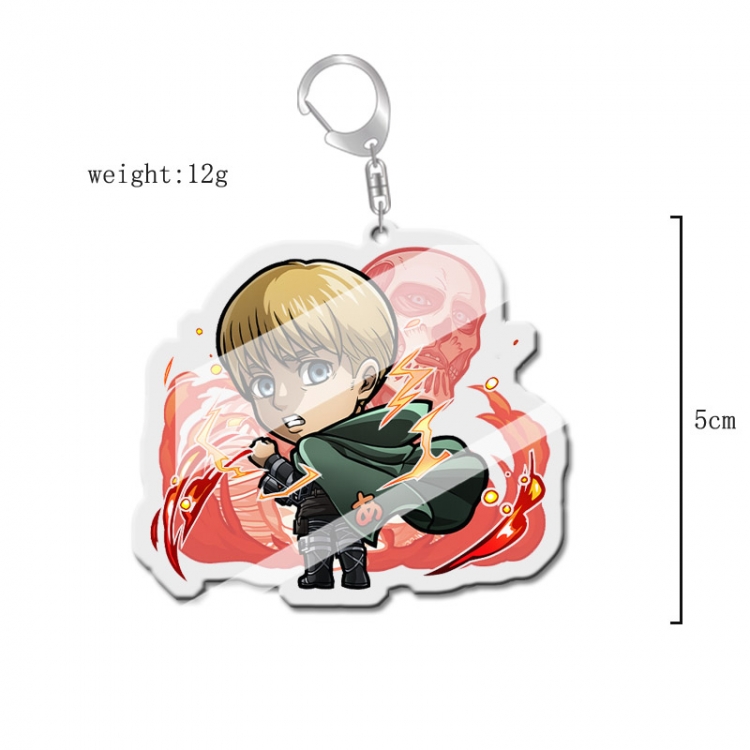 Shingeki no Kyojin Anime acrylic Key Chain price for 5 pcs 7469