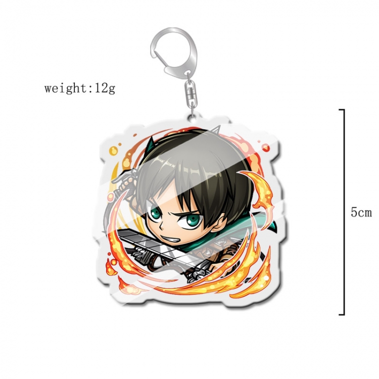Shingeki no Kyojin Anime acrylic Key Chain price for 5 pcs 7463