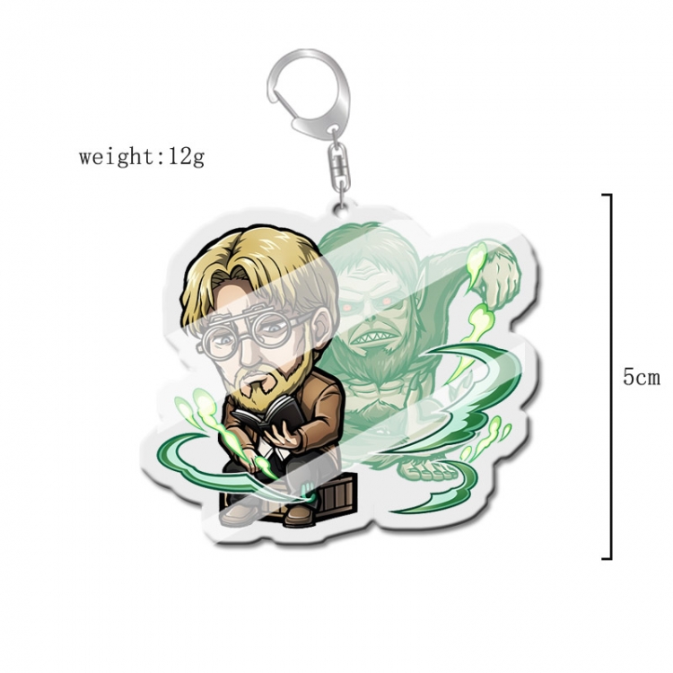 Shingeki no Kyojin Anime acrylic Key Chain price for 5 pcs 7466