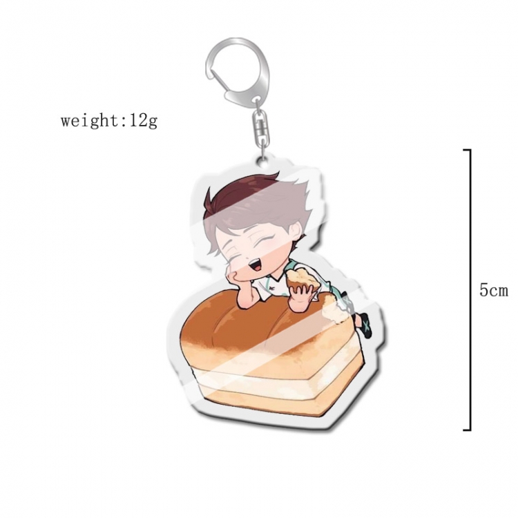 Haikyuu!! Anime acrylic Key Chain price for 5 pcs