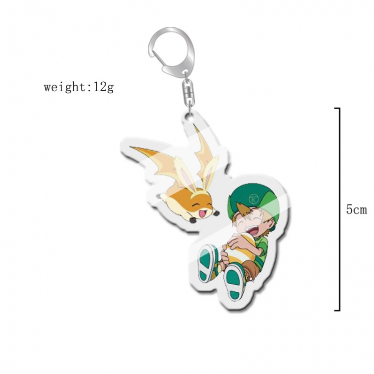 Digimon Anime acrylic Key Chain price for 5 pcs