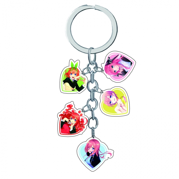 The quintessential quintulets Anime acrylic keychain price for 5 pcs A227